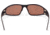Gatorz Wraptor Sunglasses, Blackout Frame, Smoke Polarized w/Sunburst Mirror Lens, WRABLK13PMBP