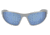 Gatorz Wraptor Sunglasses, Brushed Frame Smoked Polarized W/ Blue Mirror Lens, WRABRU01P-B
