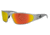 Gatorz Wraptor Sunglasses, Brushed Frame, Sunburst Polarized Lens, WRABRU13P