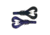 Googan Squad Krackin Craw, 4in, Green Pumpkin Purple, GKC-GPU