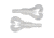 Googan Squad Krackin Craw Creature Bait, 8, 3in, Pearl, GKC-3-PRL
