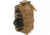Grey Ghost Gear Slim Medical Pouch, Malice Clips for MOLLE/PALS, Coyote Brown, 4002-14