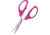 Havels Serrated Embroidery Scissors, 5.5in Overall, Stainless Blades, Pink ABS Handles, 60140