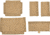 Hazard 4 Freelance Drone Pack Padded Divider, Set of 5, Coyote, One Size, ACS-FDD-CYT