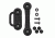 Hazard 4 HardPoint Kit - #1, Black, HP-KIT1-BLK