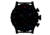Hazard 4 Heavy Water Diver, 50mm Titanium Chrono tiBracelet Watch with Tritium, Black Dial, Charcoal Texts, Blue/Red Tritium, HWD-TIPV-CH-KC-BBRB