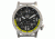 Hazard 4 Heavy Water Diver BlackTie B Yellow GMT Unisex Analog Watch, 50mm, Silver, Nylon, HWD-TI-G-Y-KW-GGYG