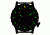 Hazard 4 Heavy Water Diver, 50mm Titanium GMT Watch with Tritium, Black Dial, White Texts, Green/Yellow Tritium, HWD-TI-G-Y-KW-GGYG