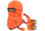 Heat Factory Heated Helmet Fleece Balaclava, Blaze Orange, One Size 1787-BO