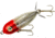 Heddon Tiny Torpedo Topwater Prop Bait, 1-7/8in, 1/4 oz, G-Finish Pearl/Red Head, X0360G28