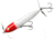 Heddon Wounded Zara Spook Topwater Walking Bait, 3.5in, 1/2 oz, Red Head, XP9255RH