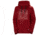 Helly Hansen F2F Cotton Hoodie - Womens, Oxblood, Large, 62936215-L