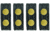 HERO'S PRIDE AirTek 15/16 in Belt Keepers, 4 Pack, Plain, Brass Hardware, Black, 1499PA