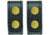 HERO'S PRIDE AirTek Deluxe Belt Keepers, 1 1/8in, 2 Pack, Plain, Brass Hardware, Black, 1497PA