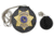 Heros Pride 3-5/8in Deluxe Round Badge holder Recessed Cutout, Star w/ Top and/or Bottom Panels 9150R-0002