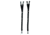 HEROS PRIDE Adjustable Shirt Stays - Y-style - Set Of 2, Black - 9055B