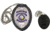 Heros Pride Recessed Oval Badge Holder with Hook Closure, NY Lion 9150T-0007