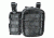 High Speed Gear First Responder Combo Mini EOD V2 and M.A.C. Radio Pouch, Black 98FRC0BK