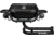 HitchFire F-20 Propane Driver Side Gas Grill, Black, Large, HFG01F2001DRS