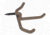 HME Three-Prong Accessory Hook,Tan HME-TAH