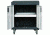 Homak 2 Door Mobile Cabinet w/ Gliding Shelf GS04002270