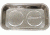 Homak 9in Rectangular Stainless Steel Magnetic Tray HA01009000