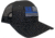 Hornady Blue Line American Flag Patch Hat - Mens, One Size, Black, 10160