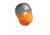 Hot Chillys Chil-Block Half Mask, Blaze, Small/Medium, HC6130-330-S/M