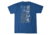 HOWITZER Stencil People S/S Tee - Mens, Electric Blue Heather, Medium, CV6781-ELHE-M