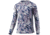 HUK Performance Fishing Current Camo Pursuit Long Sleeve Crew Neck Shirt - Youth, Ocean Tally Cam, Youth Large, H7120037-975-YL
