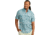 HUK Performance Fishing Diamond Back Current Plaid Short Sleeve Top - Mens, Storm Blue, Large, H1500205-394-L