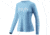 HUK Performance Fishing Icon X Long Sleeve Top - Womens, Ice Blue, Extra Small, H6120018-450-XS