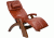 Human Touch Perfect Chair PC 095 - Walnut base, Cognac Chair Pads