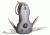 Humvee 9-Bulb LED Flashlight and Keychain Tool Set, 2-Piece, Silver HMV-CP-6GRY