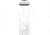 HydraPak Recon Water Bottle, Clear / Black &amp; White, 1 L, BR02W