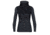 Icebreaker Descender Hybrid Long Sleeve Half Zip Hood - Womens, Black/Jet Heather/Prism, Small, 104281-001-S