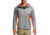 Helix Long Sleeve Zip Hood - Mens-Fossil/Spark-Large