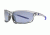 Ironman Ares Sunglasses, Grey Frame, Smoke with Full Silver Mirror Lens, 10230437.QTS