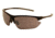 Ironman Finish Line Sunglasses, Matte Black Rubberized Frame, Smoke with Silver Mirror Flash Lens, 10203991.QTS