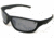 Ironman Relentless Sunglasses, Matte Black Rubberized Frame, Smoke with Silver Mirror Flash Lens, 10228858.QTS