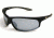 Ironman Strong Black POL Sunglasses, Matte Black Rubberized Frame, Smoke with Silver Mirror Pol Lens, 5137018.QTS