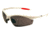 Ironman Tough RV Sunglasses, Shiny White Frame, Smoke with Red Mirror Lens, 10218089.QTS