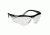 Jackson Safety Nemesis Safety Eyewear, Black Frame, Clear, Universal 20378