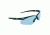 Jackson Safety Nemesis Safety Eyewear, Black Frame, Light Blue, Universal 20383