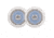 Jensen 6.5" Coaxial Waterproof Speaker - Pair Silver 31640
