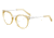 Joop! 82028 Eyeglass Frame,Brown Transparent Frame, 82028-4417
