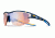Julbo Aero Pro Team Zebra Light Red  Sunglasses, Dark Blue/Blue/Yellow J4833432