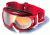 Julbo Astro Goggles - Red/Black Frame, Cat 3 Orange/Flash Silver 71512131