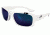 Julbo Dock Sunglasses - White - Polarized 3+ Blue Flash Lens 4179011