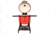Kamado Joe Big Joe III 24 inch Charcoal Grill, Ceramic, Red, Large, KJ15041021